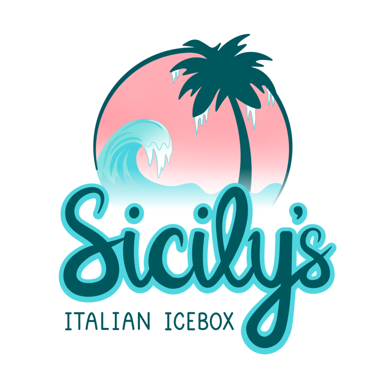 italian ice cup colorful